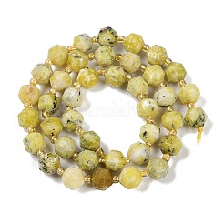 Natural Yellow Turquoise(Jasper) Beads Strands&nbsp;G-O201B-118F