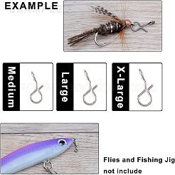Stainless Steel Fishing Fishhook Connector&nbsp;STAS-FH0001-09