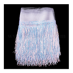 1Pc Sparkle Polyester Lace Ribbon with PET Paillette Tassel&nbsp;OCOR-PH0005-83