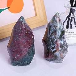 Natural Crystal Ocean Jade Torch Home Decoration&nbsp;PW-WG429E5-02