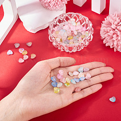110Pcs 11 Colors Frosted Transparent Acrylic Beads&nbsp;OACR-TA0003-52