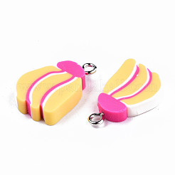 Handmade Polymer Clay Pendants&nbsp;CLAY-T016-76