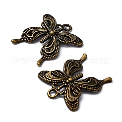 Tibetan Style Alloy Butterfly Pendants&nbsp;LS-TIBEP-3945-AB-NR