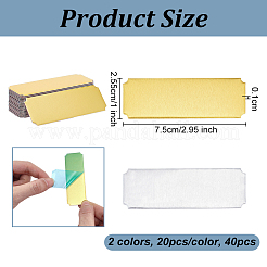 40Pcs 2 Colors Aluminum Brooch Findings&nbsp;AJEW-OC0013-38
