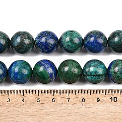 Natural Chrysocolla and Lapis Lazuli Beads Strands&nbsp;G-L648-A12-16mm