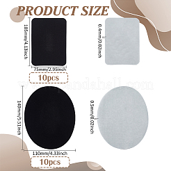 2 Styles Self-adhesion Cloth Patches&nbsp;PATC-FG0002-24