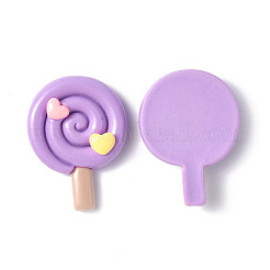 Opaque Resin Cabochons&nbsp;CRES-P023-03D