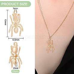 24Pcs Brass Charms&nbsp;KK-BC0010-10