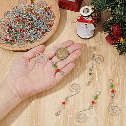 100Pcs 4 Styles Alloy Christmas Hook&nbsp;HJEW-WR00028