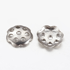 Tarnish Resistant 304 Stainless Steel Bead Caps&nbsp;STAS-I009-03