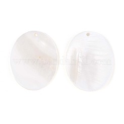 Natural Freshwater Shell Pendants&nbsp;SHEL-T020-48