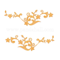 Computerized Embroidery Polyester Iron on/Sew on Patches&nbsp;DIY-WH0223-33