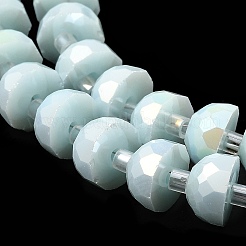 AB Color Plate Glass Beads Strands&nbsp;EGLA-P051-02A-B05