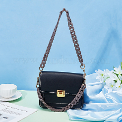 2Pcs 2 Style Matte Style Acrylic Cable Chain Bag Handles&nbsp;FIND-WR0007-72