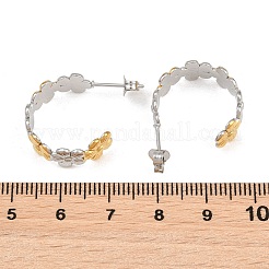 304 Stainless Steel Stud Earrings for Women&nbsp;SA-CBA45D5-25GP