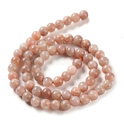 Natural Multi-Moonstone Beads Strands&nbsp;G-O030-6mm-10B