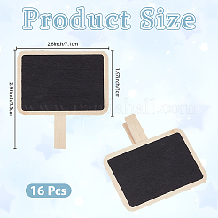 Mini Chalkboards with Wooden Clips &nbsp;OFST-CP0001-19