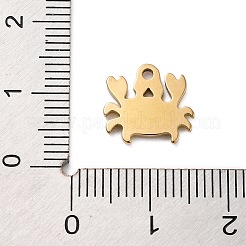 Ion Plating(IP) 201 Stainless Steel Charms&nbsp;STAS-A101-01A-04G