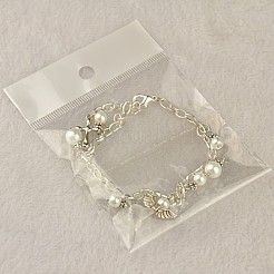 Lovely Wedding Dress Angel Charm Bracelets&nbsp;BJEW-JB00702-13