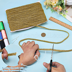 Polyester Fiber Lace Trim&nbsp;OCOR-WH0101-225A