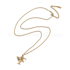 PVD Vacuum Plating 201 Stainless Steel Necklaces&nbsp;NJEW-R267-01F-G