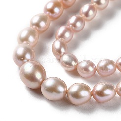 Natural Cultured Freshwater Pearl Beads Strands&nbsp;PEAR-E018-86