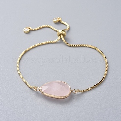 Brass Bolo Slider Bracelets&nbsp;BJEW-JB04688-M