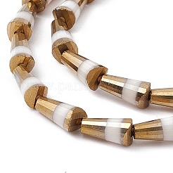 Electroplate Glass Beads Strands&nbsp;EGLA-L035-HR02