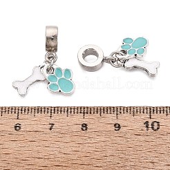 Alloy Enamel European Dangle Charms&nbsp;FIND-Q121-01C-P