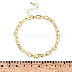 Brass Cable Chains Bracelet for Women&nbsp;BJEW-A065-05G