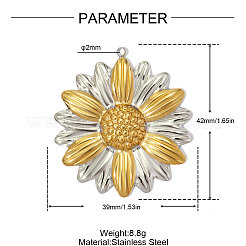 304 Stainless Steel Pendants&nbsp;SA-OY002-48G