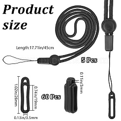 Adjustable Polyester Neck Lanyard&nbsp;AJEW-CP0007-89B