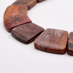 Natural Picasso Stone/Picasso Jasper Graduated Bead Strands&nbsp;G-P296-H01