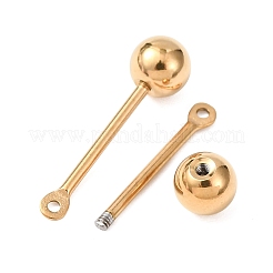 304 Stainless Steel Threaded Ball Eyepin&nbsp;X-STAS-G385-01G-01