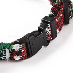 Cloth Pet's Christmas Bowknot Collar&nbsp;AJEW-D051-01G