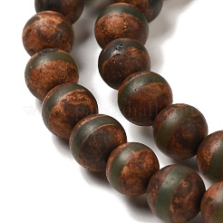Natural Tibetan Agate Beads Strands&nbsp;G-H066-A01-01