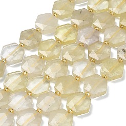 Natural Lemon Quartz(Heated) Beads Strands&nbsp;G-L660-A05-01