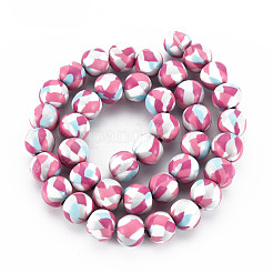 Handmade Polymer Clay Beads Strands&nbsp;CLAY-N008-054-05
