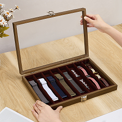 Wood Jewelry Necklace Organizer Display Boxes&nbsp;CON-WH0107-79