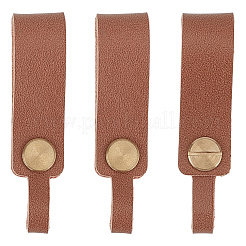 3Pcs Cowhide Leather Keychains&nbsp;KEYC-CL0001-33A