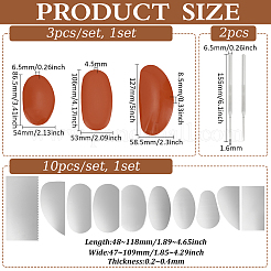 Stainless Steel Pottery Clay Carving Curved Clapper Tool&nbsp;DIY-FG0005-51