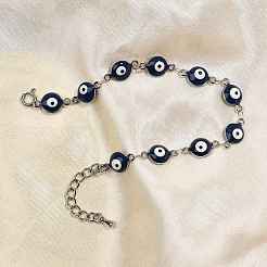 304 Stainless Steel Link Chain Bracelets High Polished&nbsp;BJEW-K265-007P-02