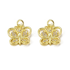 Brass Micro Pave Cubic Zirconia Charms&nbsp;KK-E068-VB284