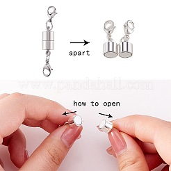 20 Sets 2 Colors Brass Magnetic Clasps&nbsp;KK-SZ0003-99