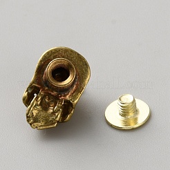 Halloween Theme Brass Decorative Rivets&nbsp;LS-KK-WH0101-033AB