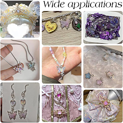 Alloy Resin & Glass Pendants & Connector Charm Findings Kits&nbsp;DIY-PH0034-79