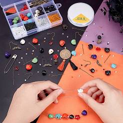 DIY Gemstone Halloween Earring & Bracelet Making Kit&nbsp;DIY-PH0008-84