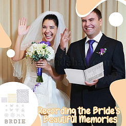 DIY Wedding Bride Paper Photo Albums Kits&nbsp;AJEW-FG0008-67