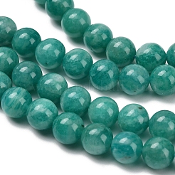 Natural Soviet Amazonite  Beads Strands&nbsp;G-C259-B08-6mm