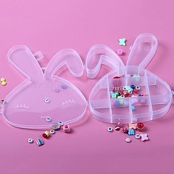 9 Grids Rabbit Shape Plastic Organizer Boxes&nbsp;ANIM-PW0001-115